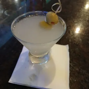 Dirty martini was decent