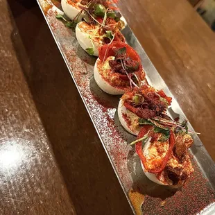 Deviled eggs , nice presentation