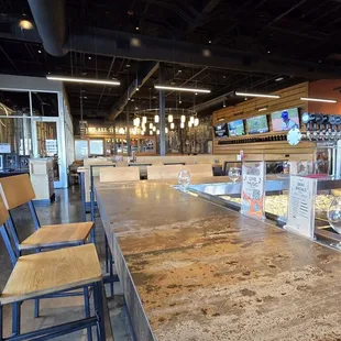 Interior seating area