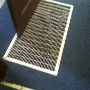 What used to be the heat, it was disgusting if you looked in.