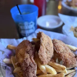 Fried catfish.