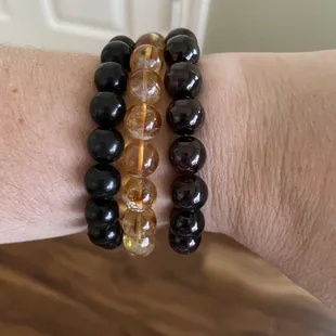 Crystal bracelets