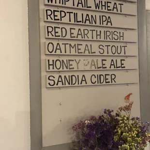 Great selection of beers