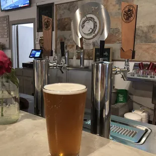 Bar area &amp; Reptilian IPA