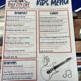 Kid&apos;s Menu