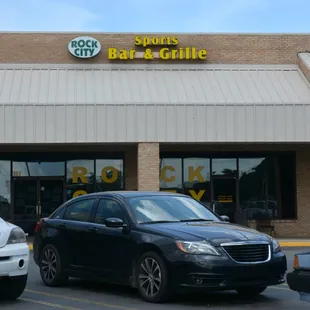 the front of the restaurant