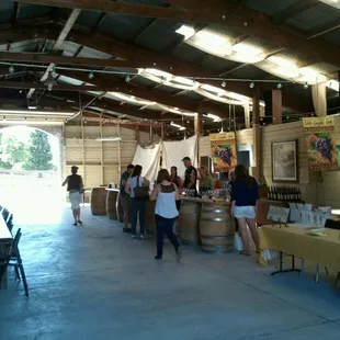 Harvest Festival tasting area