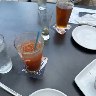 Bloody Mary, chaser, beer