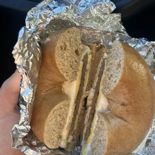 Turkey sausage with egg