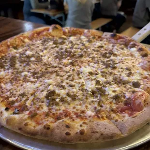 Sausage &amp; goat  cheese.