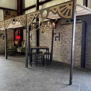 Taproom seating
