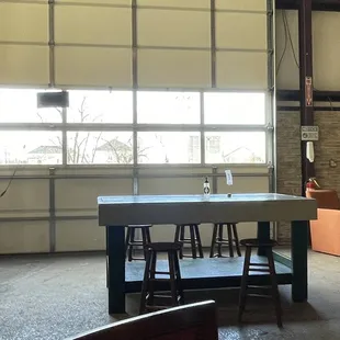 Taproom seating