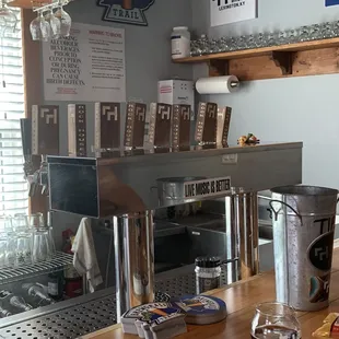 Brews on tap