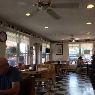 a man sitting at a table