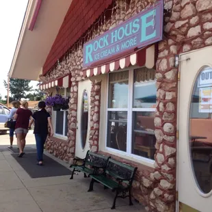 Great ice cream in Palmer Lake.