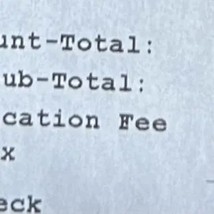 Beautification fee ‍