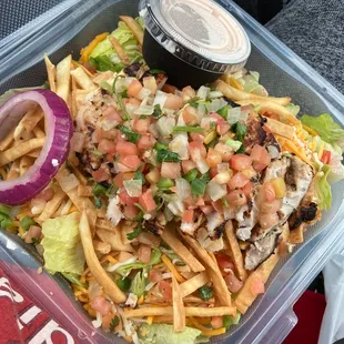 Tequila lime chicken southwest salad