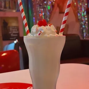 Vanilla milkshake