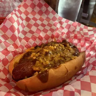 "Lassie" Chili Cheese Dog