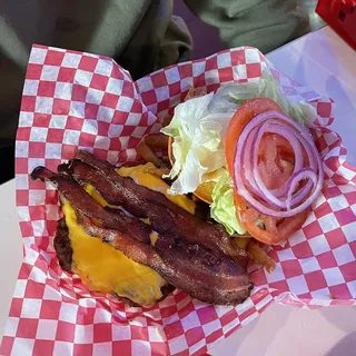 "Bacon Cheese Bopper" Hamburger