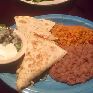 Beef fajita quesadilla