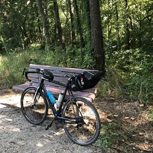 Rest area by the creek