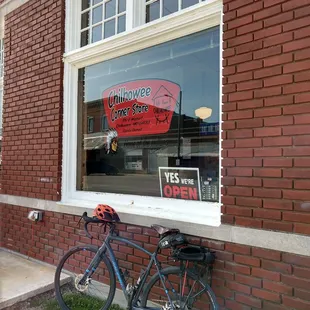 The Chilhowee Corner Store is a couple of blocks off the trail in, you guessed it, Chilhowee.