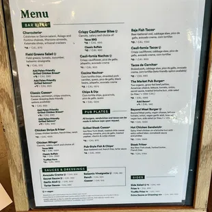 Menu.