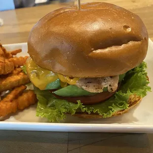 ROCK-IT-BAR, Laguna Niguel, CA, inside WFM!  Healthy Grilled Chicken Sandwich!