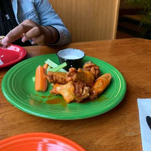 Wings; buffalo flavor