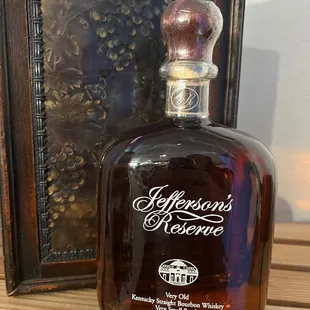 a bottle of jefferson's reserve