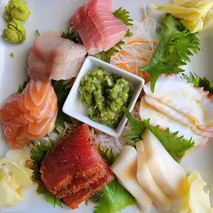 Sashimi sampler