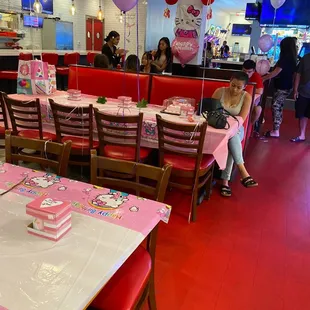  birthday party at a restaurant