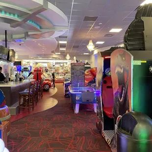 he inside of a restaurant