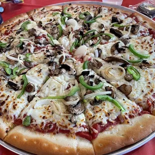 Veggie pizza