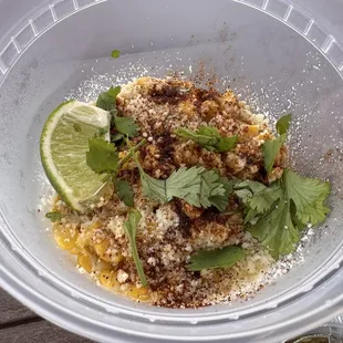 Charred corn elote style! 2.15.2025