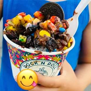 Rock N Roll Handrolled Premium Ice Cream
