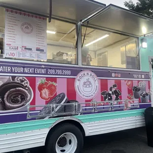 Outside  1. Each cup is $10 choose flavour 2. Choose 3 topping 3. Add or skip drizzles  Enjoy