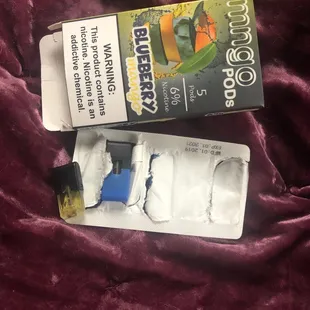 4.5 pods completely ripped open and one used