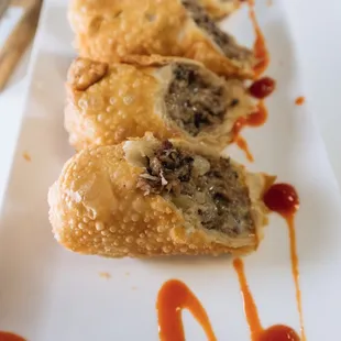Philly cheesesteak Egg Rolls