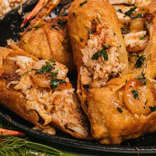 Our Seafood Mac n Cheese Rolls