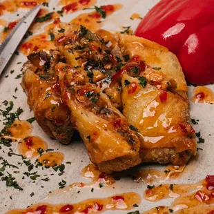 Our Sweet Chili Salmon Rolls