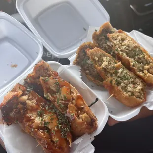 General Tsos &amp; chicken cheesesteak eggrolls