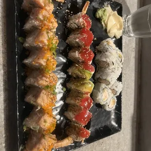 Garlic salmon | Tiger roll | Crunchy Roll