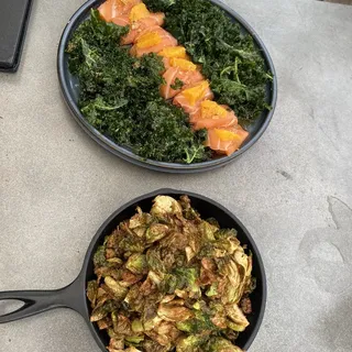 Kale-N-Salmon Sashimi