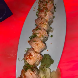 Garlic Salmon Roll
