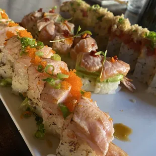 Triple S Roll, Garlic Salmon Roll, ...