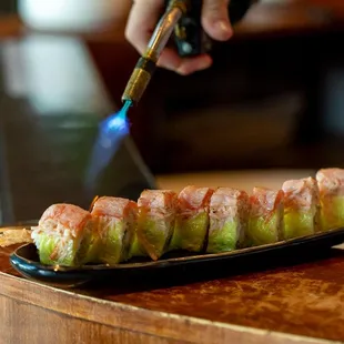 food, sushi and sashimi