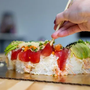 food, sushi, sashimi, sushi and sashimi