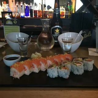 Smoked Salmon Sushi